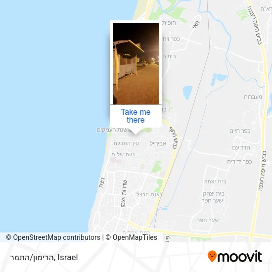 הרימון/התמר map