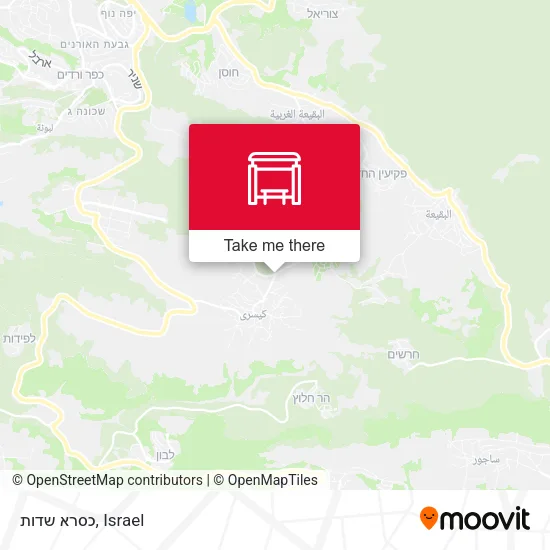 Карта כסרא שדות
