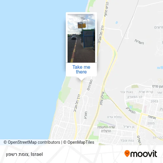 Карта צומת רשפון