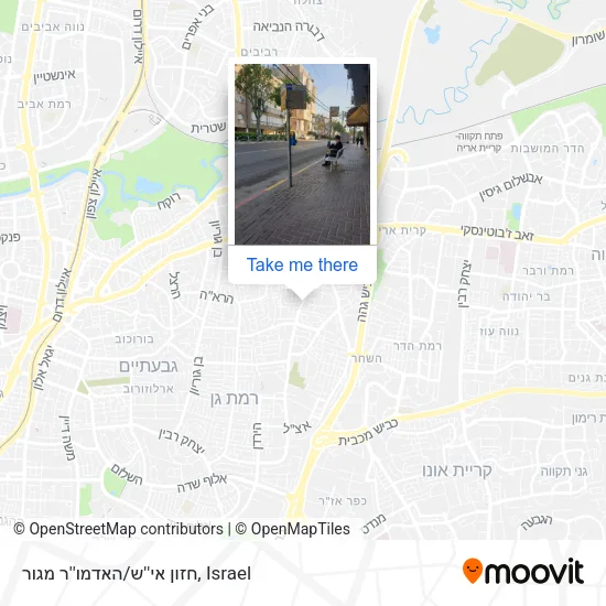 Карта חזון אי''ש/האדמו''ר מגור