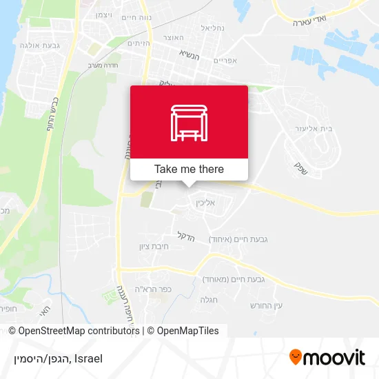 הגפן/היסמין map