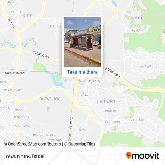 Карта אזור תעשיה