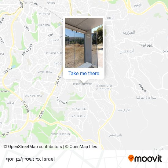 פיינשטיין/בן יוסף map