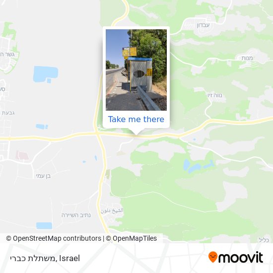 משתלת כברי map