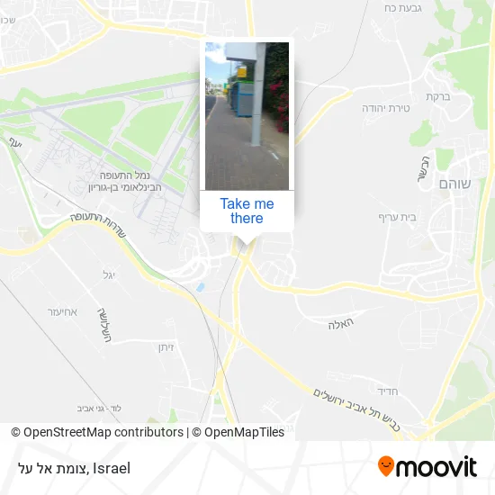 Карта צומת אל על