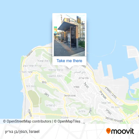 Карта הגפן/בן גוריון