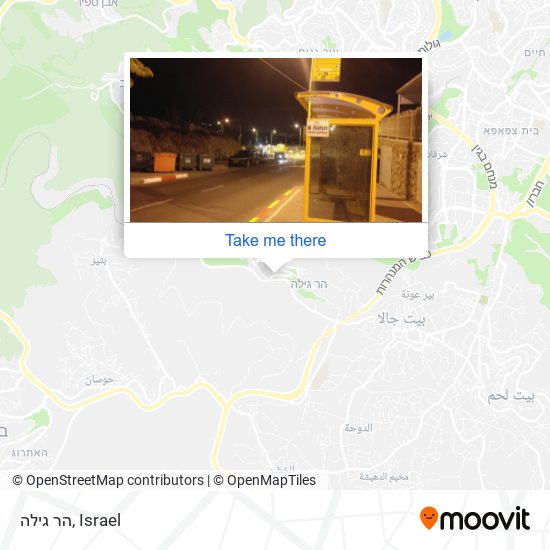 הר גילה map