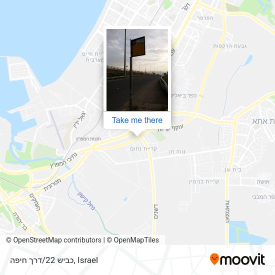 כביש 22/דרך חיפה map
