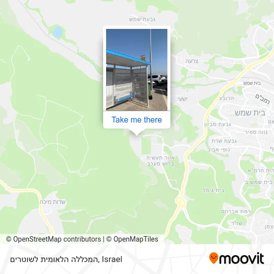 Карта המכללה הלאומית לשוטרים