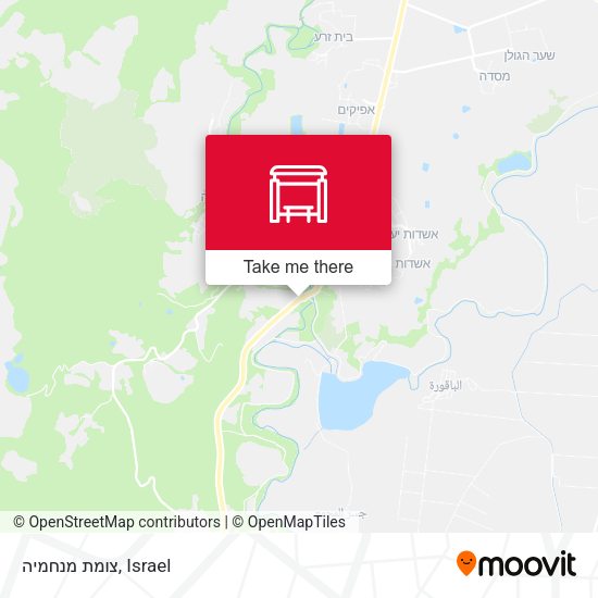 Карта צומת מנחמיה