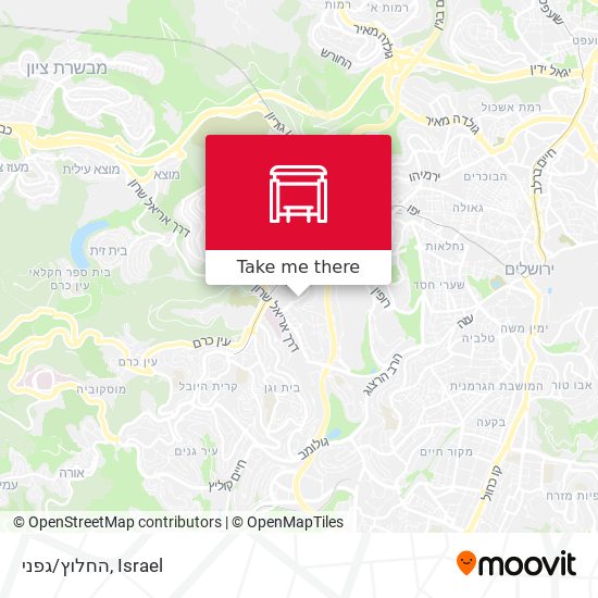 החלוץ/גפני map