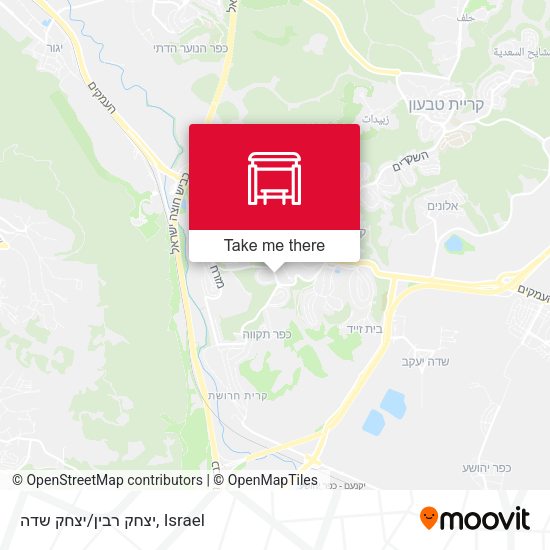 יצחק רבין/יצחק שדה map