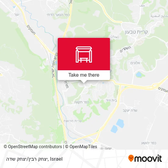 Карта יצחק רבין/יצחק שדה