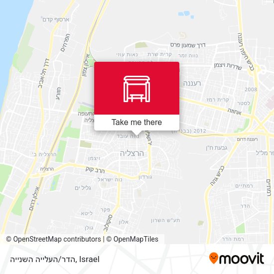 הדר/העלייה השנייה map