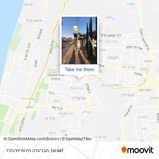 הבריגדה היהודית/הדר map
