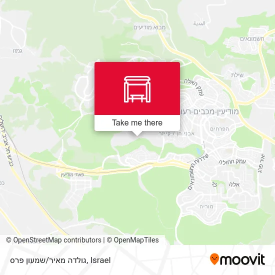 Карта גולדה מאיר/שמעון פרס