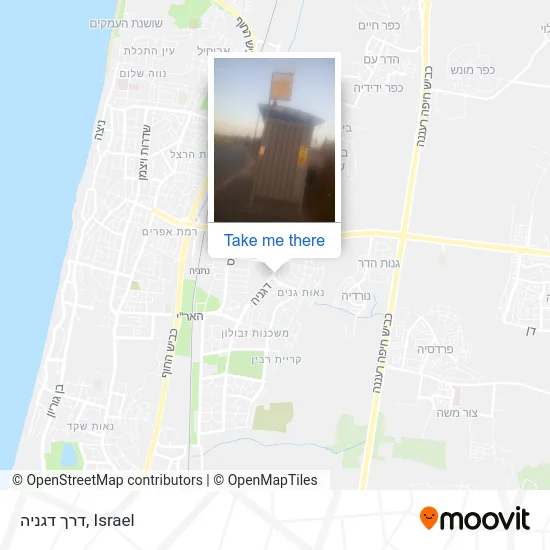 Карта דרך דגניה