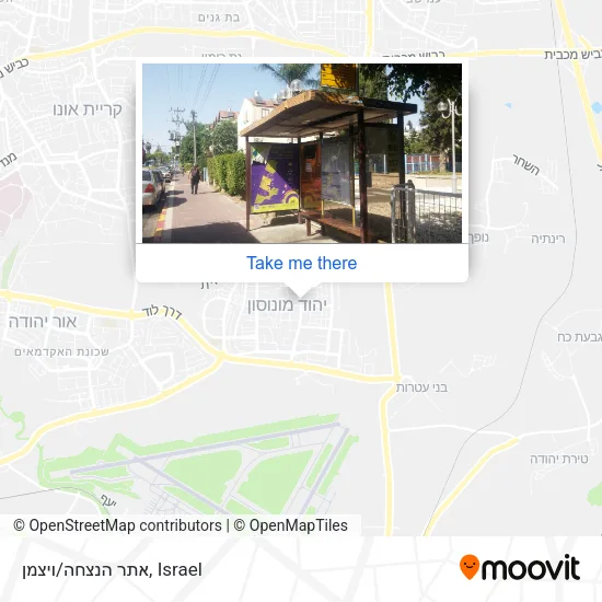 Карта אתר הנצחה/ויצמן