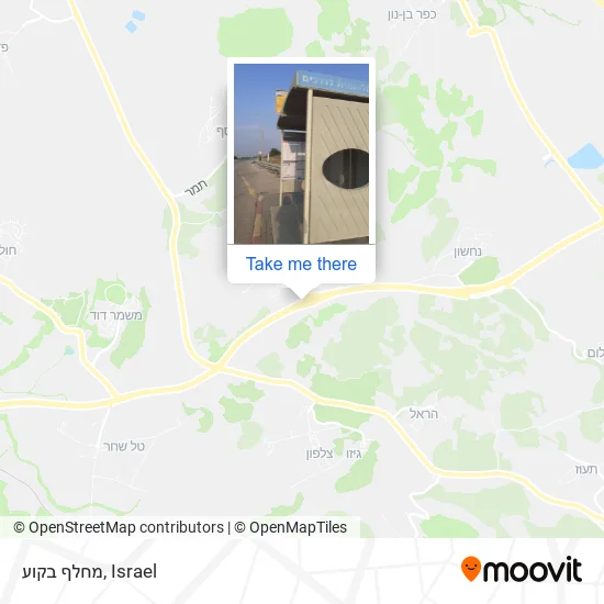 Карта מחלף בקוע