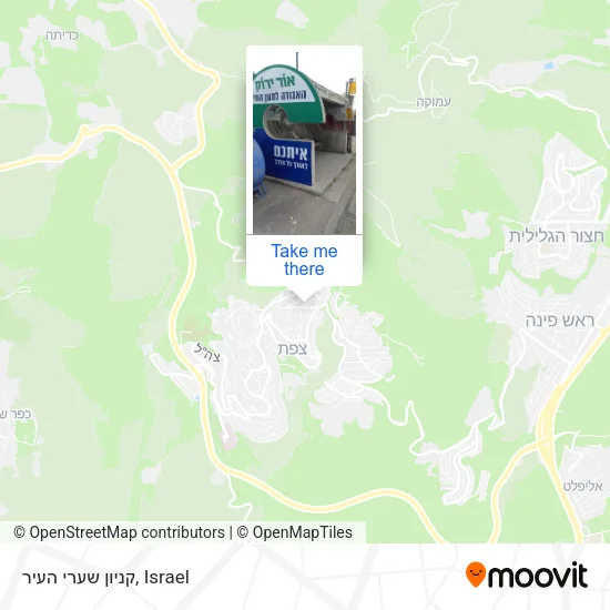 Карта קניון שערי העיר