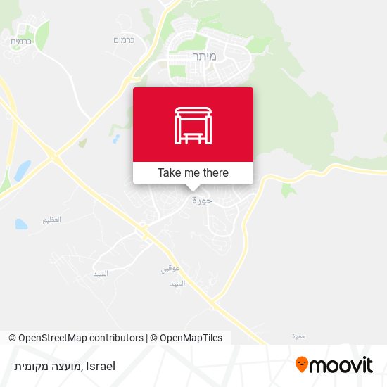 Карта מועצה מקומית