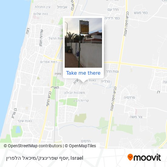 Карта יוסף שפרינצק/מיכאל הלפרין