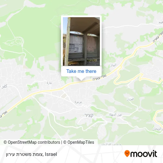 Карта צומת משטרת עירון