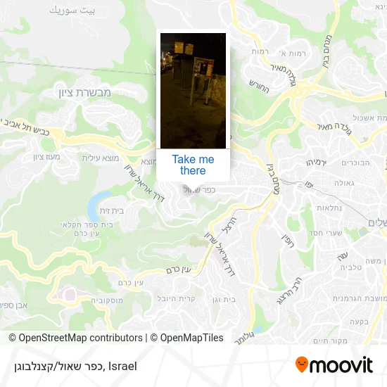 Карта כפר שאול/קצנלבוגן