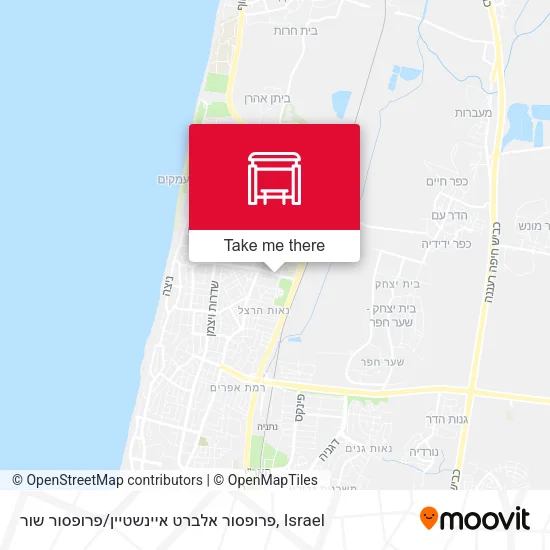 Карта פרופסור אלברט איינשטיין / פרופסור שור