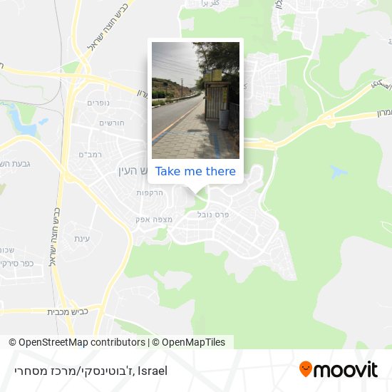 ז'בוטינסקי/מרכז מסחרי map