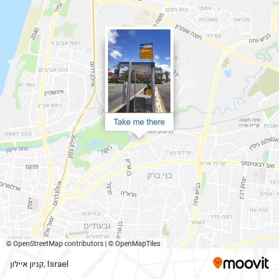 Карта קניון איילון