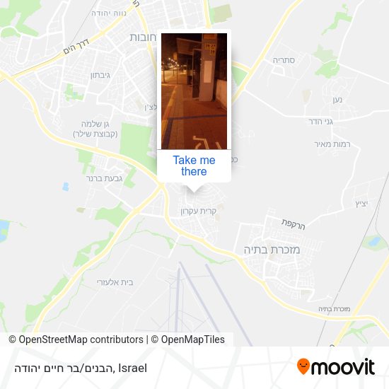 הבנים/בר חיים יהודה map