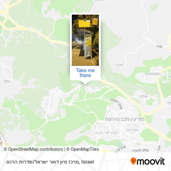 מרכז מיון דואר ישראל / שדרות הרכס map