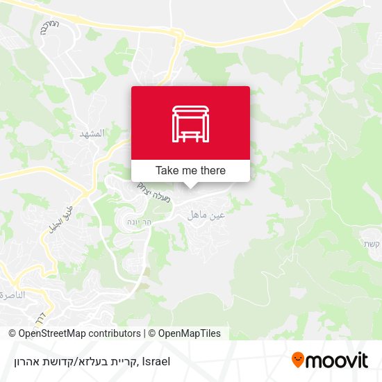 קריית בעלזא/קדושת אהרון map