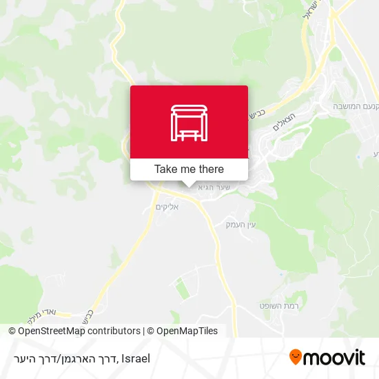 Карта דרך הארגמן/דרך היער