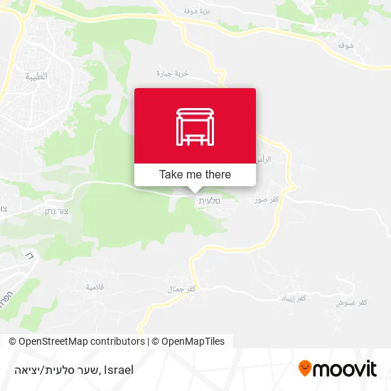 Карта שער סלעית/יציאה