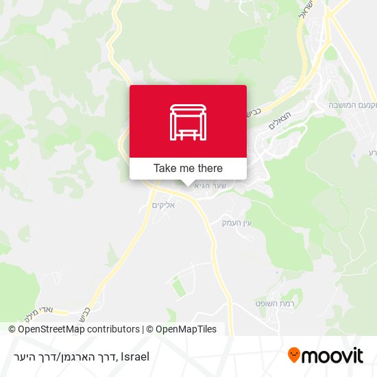 דרך הארגמן/דרך היער map