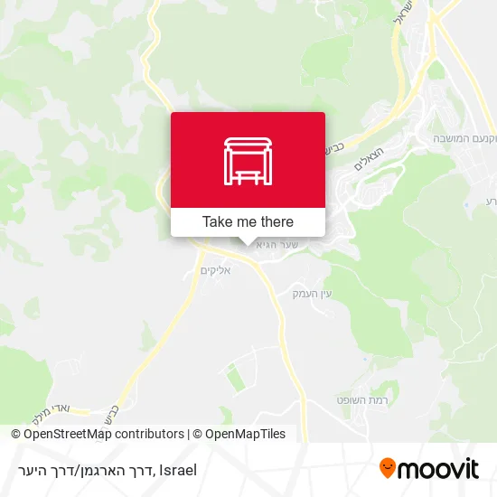 Карта דרך הארגמן/דרך היער