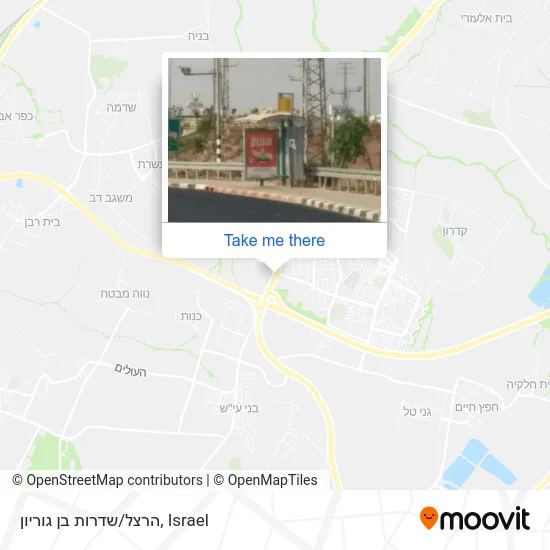 Карта הרצל/שדרות בן גוריון