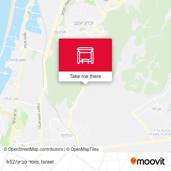 Карта מוסד סביון/652