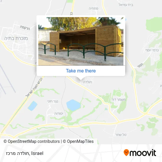 Карта חולדה מרכז