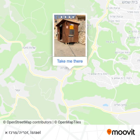 זכריה/מרכז א map