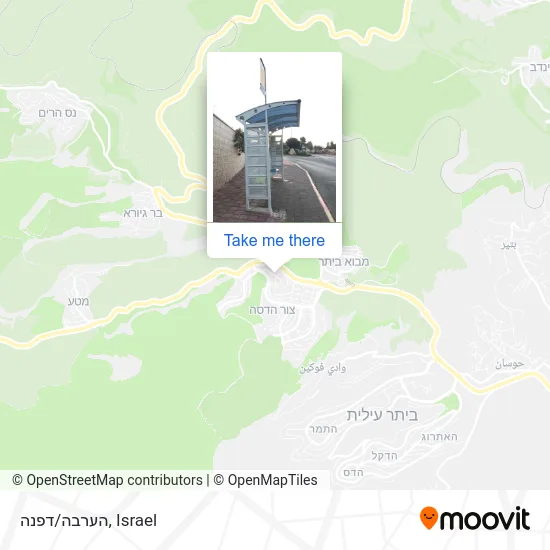 Карта הערבה/דפנה