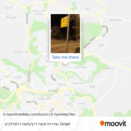 שדרות משה דיין/משה רחמילביץ map