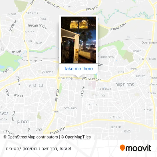 Карта דרך זאב ז'בוטינסקי/הסיבים