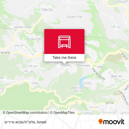 פלמ''ח/מבוא סיירים map