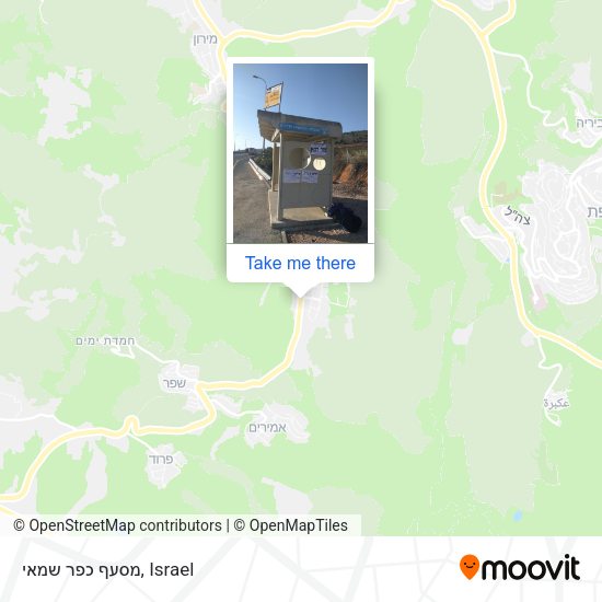 מסעף כפר שמאי map