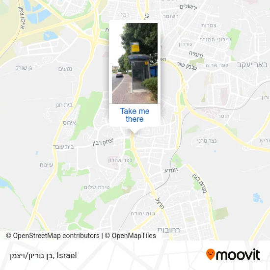 Карта בן גוריון/ויצמן