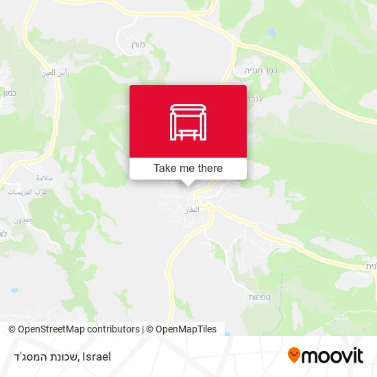 Карта שכונת המסג'ד