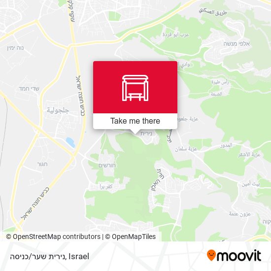 נירית שער/כניסה map